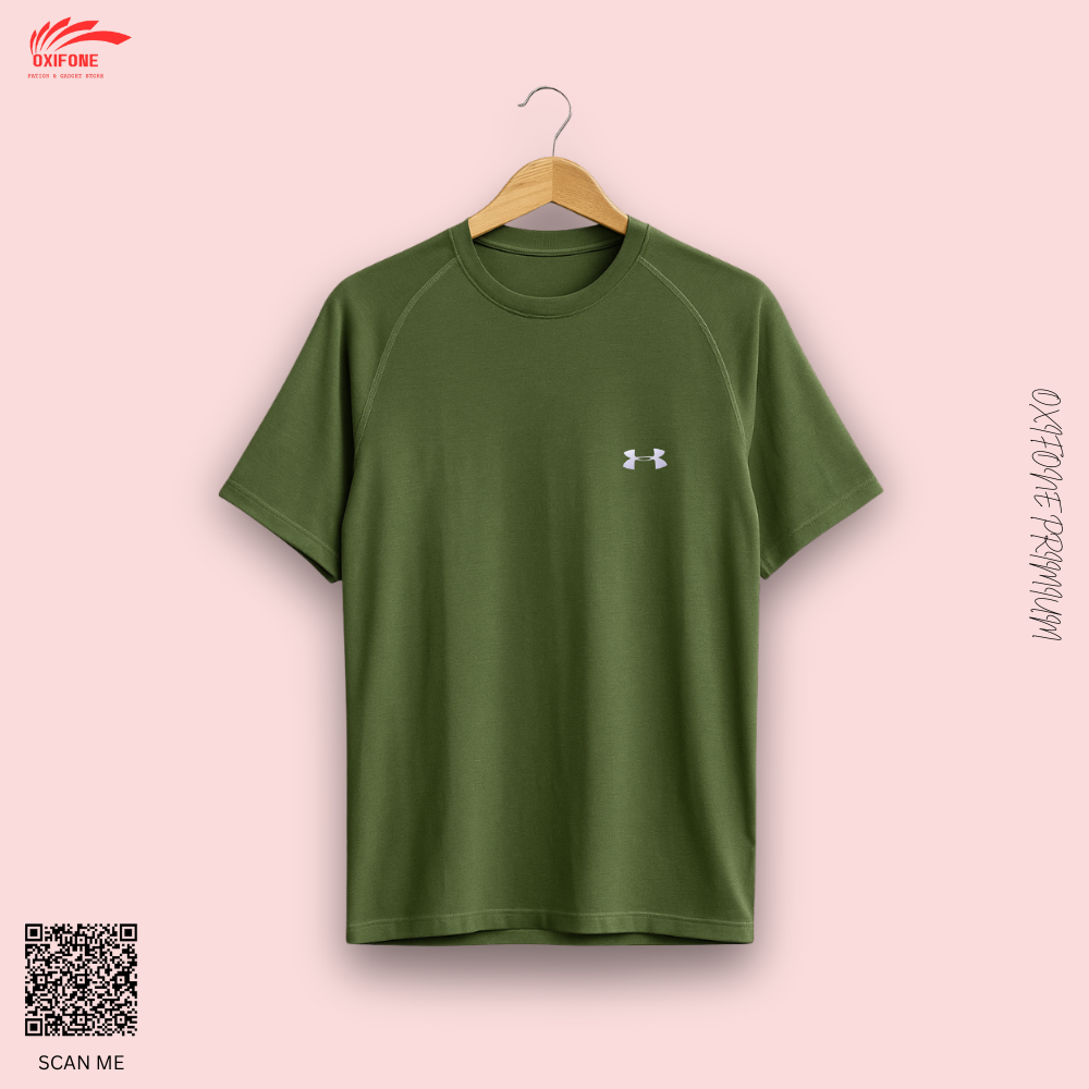 PRIMIUM Comfoetable Olive Green T-shirt for men Summer and Winter bouth Comfortable Body Fit